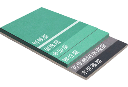 传统硅pu塑胶球场