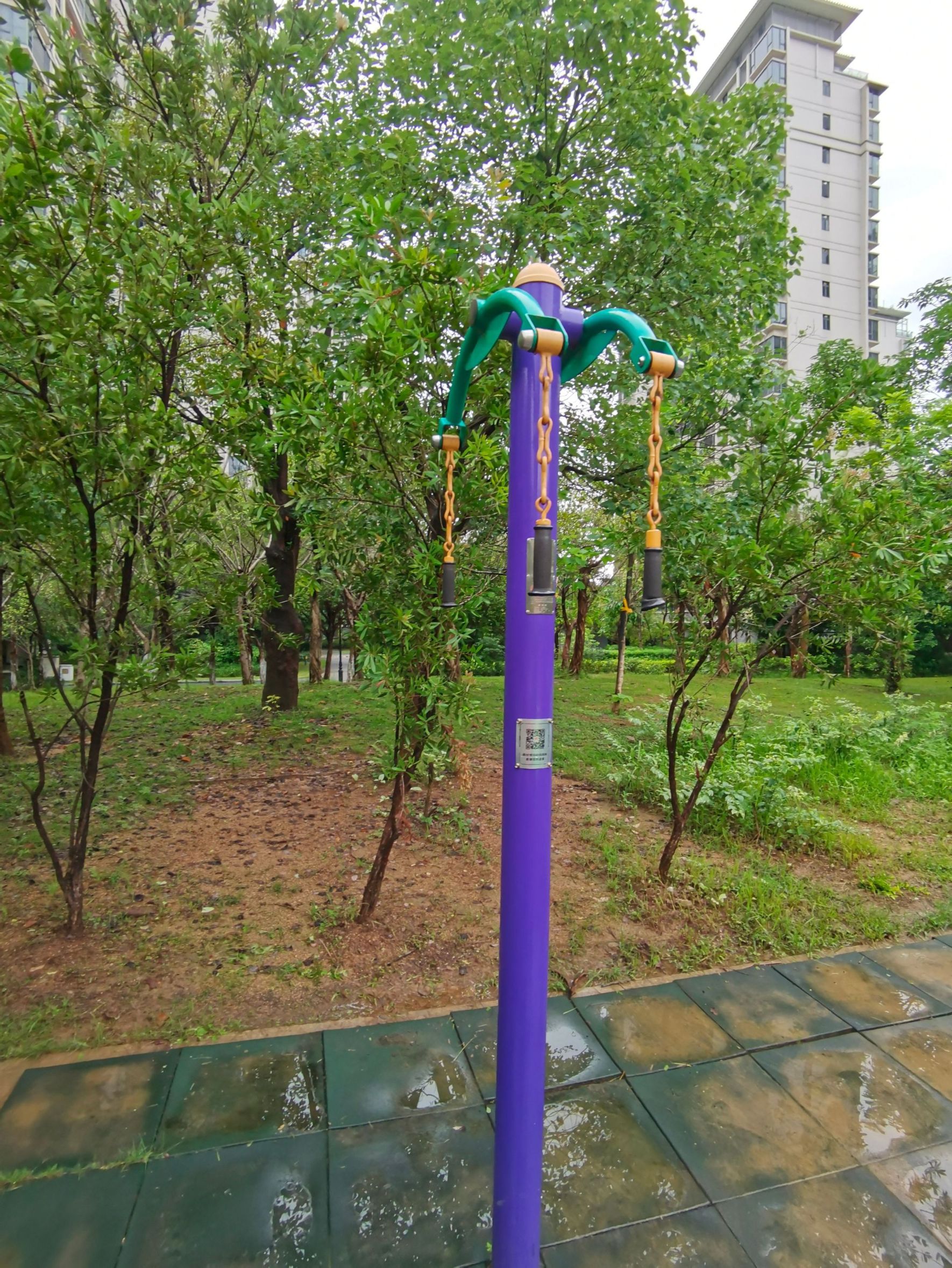 科城山庄锦泽园山顶公园硅PU球场项目(图2)