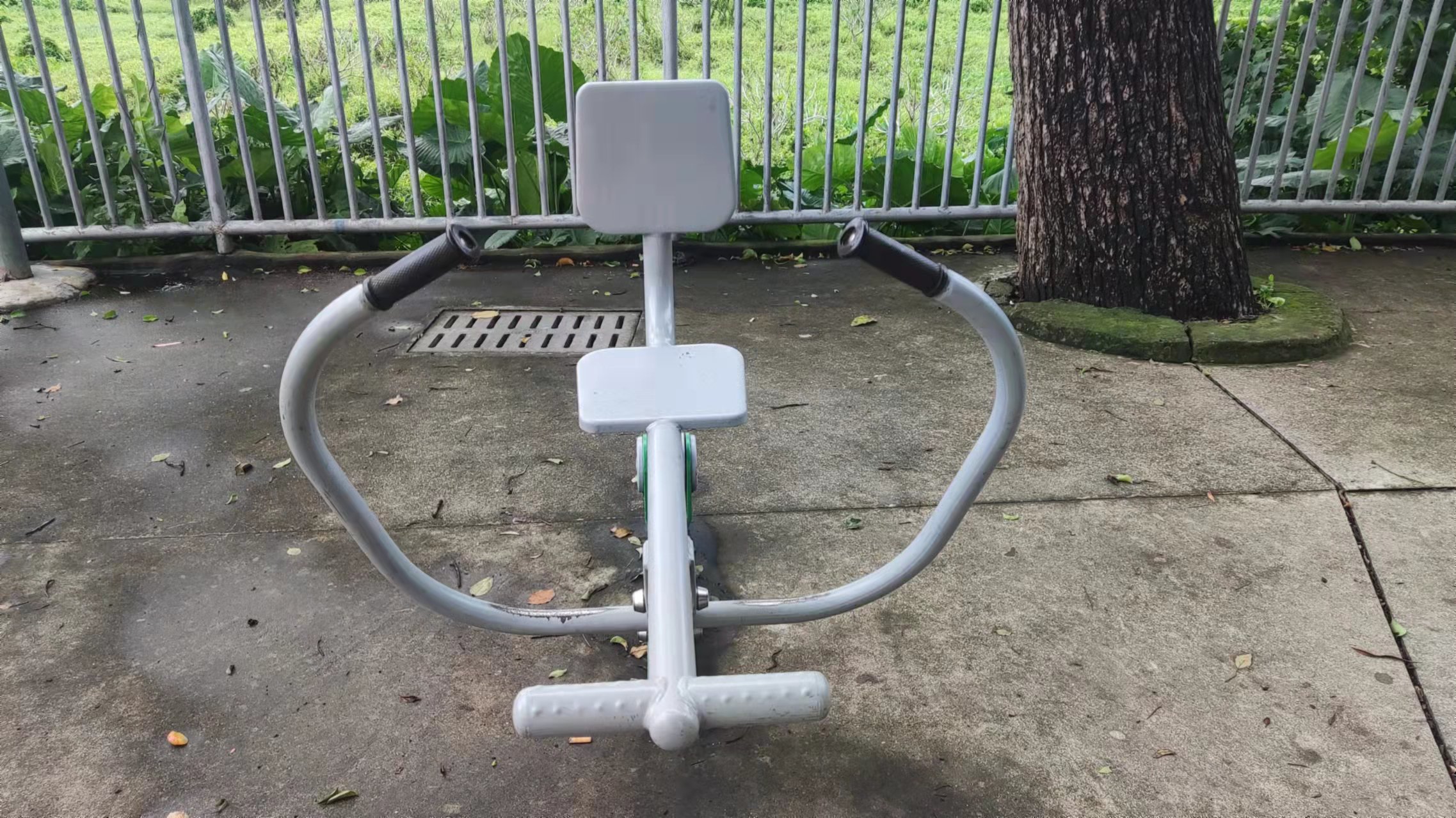 划船器 三乡镇白石村白石篮球场硅PU球场项目(图4)